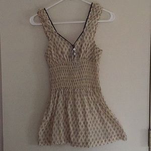 Free People FP Size 2 Sleeveless Tunic Top